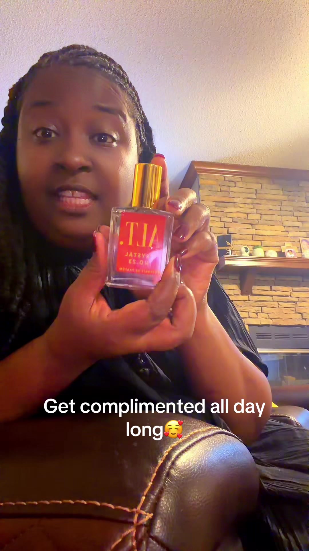 TikTok post by @reneeh1578 for ALT. Fragrances. Caption reads: [...] #womenperfume #creatorpicks @ALT. Fragrances.