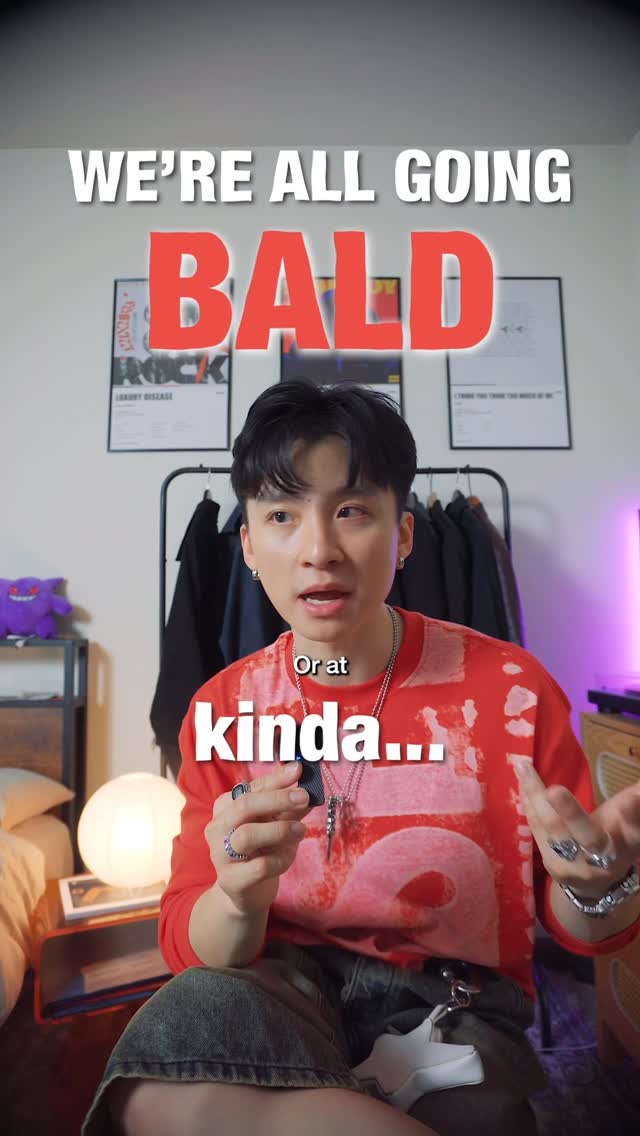 Instagram post by @austinbchen for Keeps. Caption reads: idk about you but I wanna @keeps my hair....