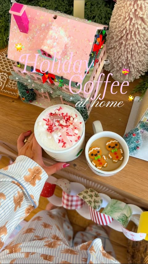 Instagram post by @mel.amartinez for Keurig. Caption reads: #ad The holidays are better with a homemade latte....
