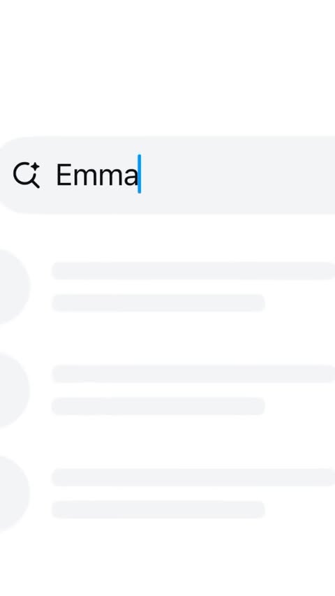 Instagram post by @emma_navarro48 for ASICS. Caption reads: 📥 (1) new message from our newest #ASICSAthlete....