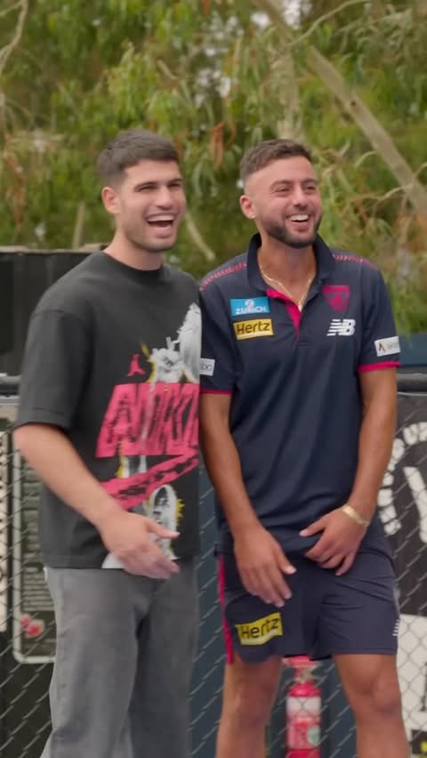 Instagram post by @christiansalem for YoPRO. Caption reads: [...] living his Australian Open dreams with....