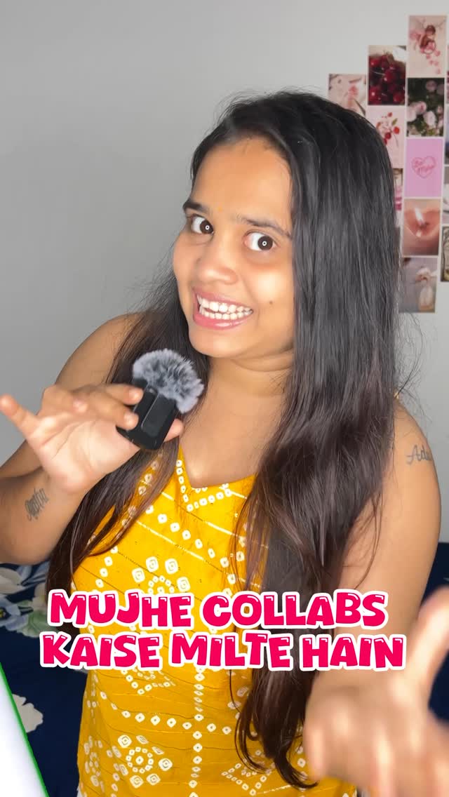 Instagram post by @padmaai_ for LOVE EARTH. Caption reads: How do I get collab ? 🤗🌼✨💥🎀 
Comment add and I....