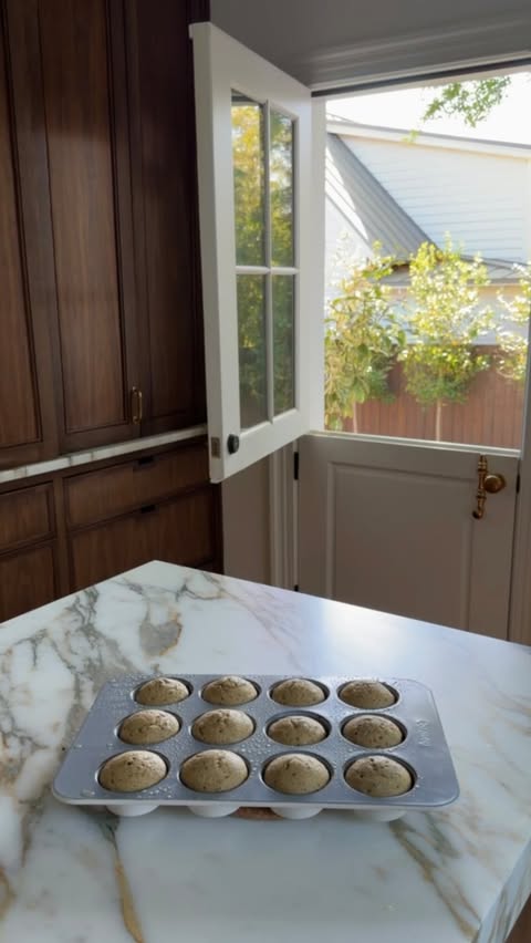 Instagram post by @clarapeirce for Kodiak Cakes. Caption reads: afternoon baking break 🙂‍↕️🙂‍↕️ @kodiakcakes....