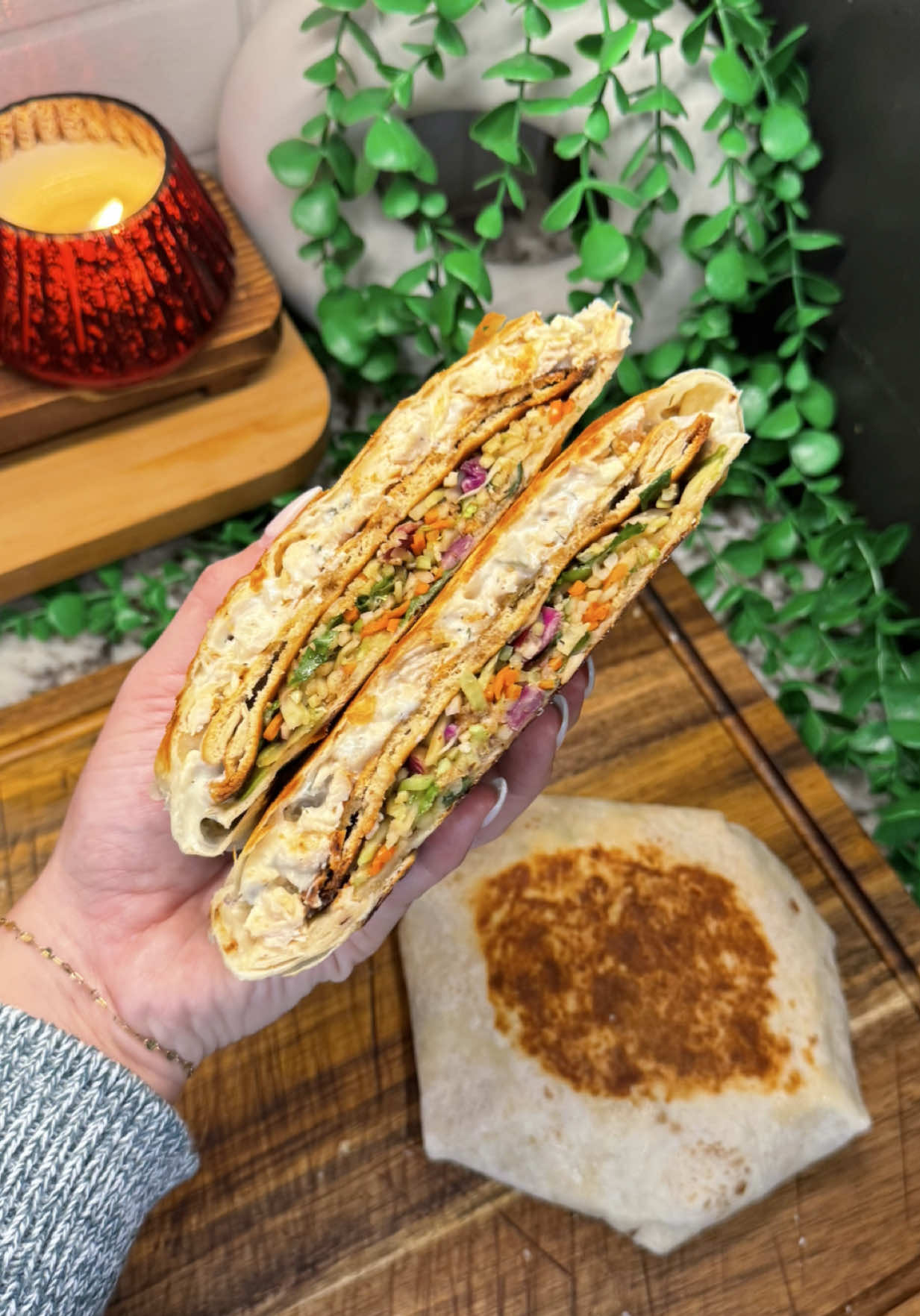 TikTok post by @cookwithauds for Taylor Farms. Caption reads: [...] doesn’t need to be boring thanks to @Taylor....