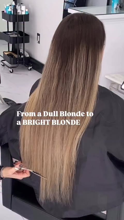 Instagram post by @jessicascotthair for Moroccanoil. Caption reads: [...] #hairvideo #haireducation #moroccanoilcolor....