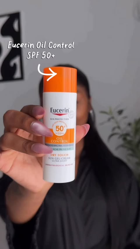 Instagram post by @lebohang.02 for Eucerin. Caption reads: My current SPF obsession ☀️ The @eucerin_sa Oil....