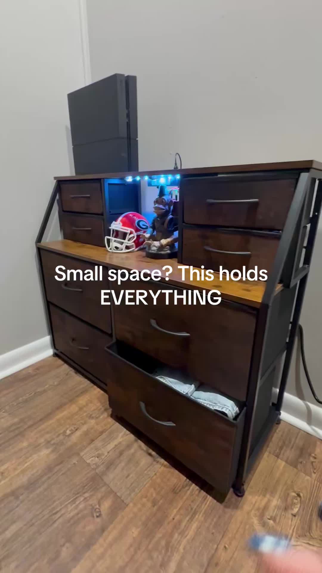 TikTok post by @brookerivenbark for RaybeeOfficial. Caption reads: [...] #smallspacesolutions @RaybeeOfficial.