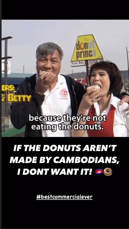 Instagram post by @hella__chluy for Mythical. Caption reads: [...] get a divorce, get a donut! Credit:....