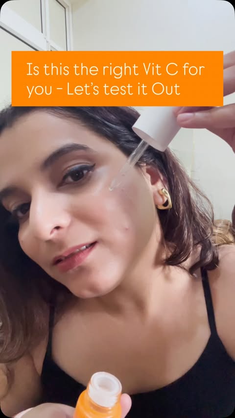 Instagram post by @being_ragi for Dot & Key Skincare. Caption reads: Comment ‘Serum’ to get link 🔗 #serum #vitaminc....