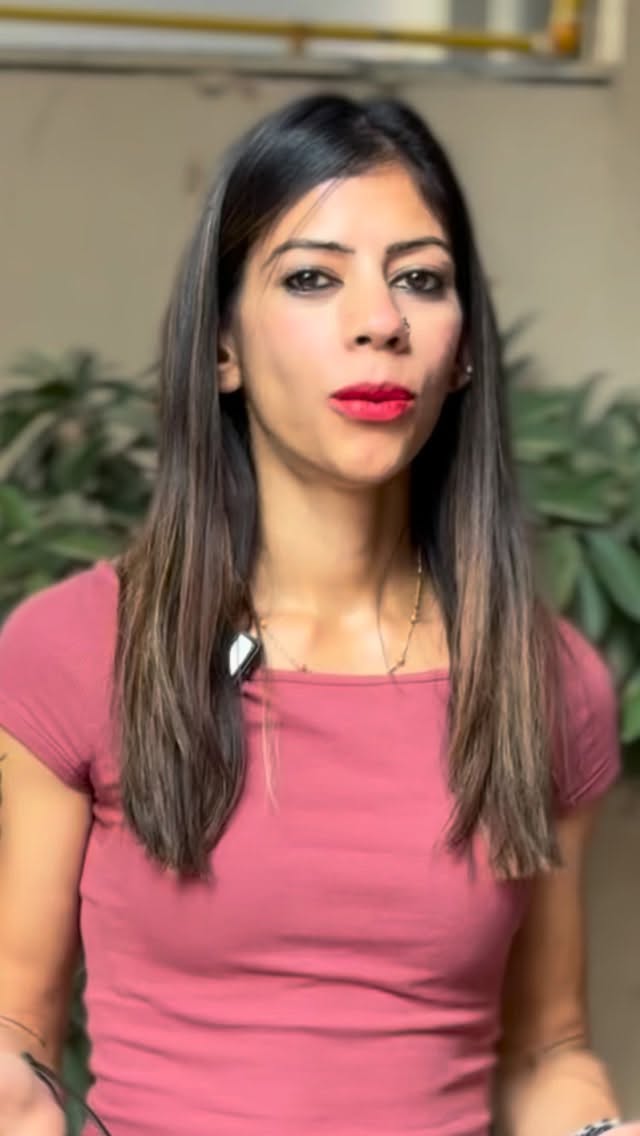 Instagram post by @thrivewithmegha for SUGAR Cosmetics. Caption reads: Some journeys aren’t mapped out you create your....