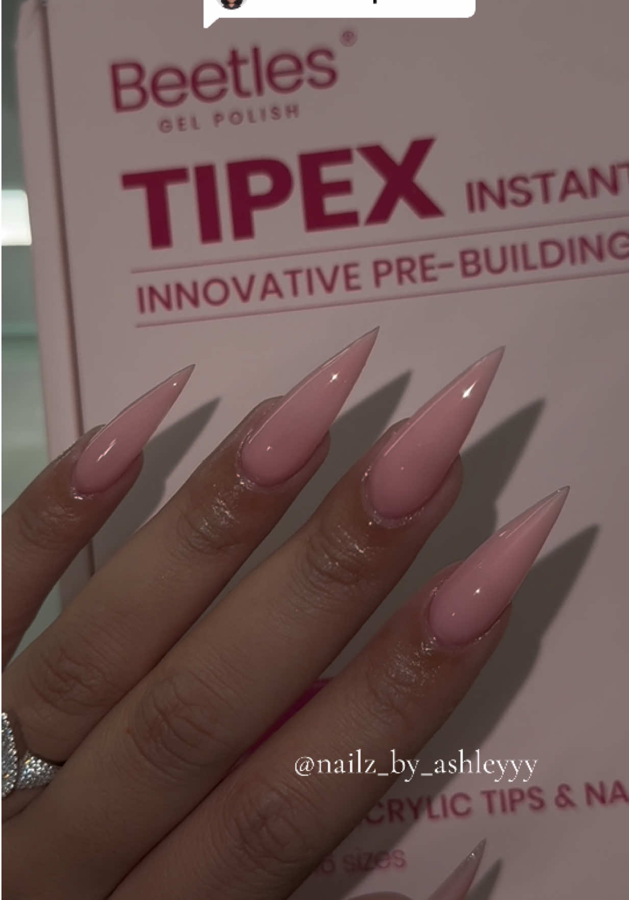 TikTok post by @nailz_by_ashleyyy for BeetlesGelPolish. Caption reads: [...] THEE absolute best!!! 11/10!!!....