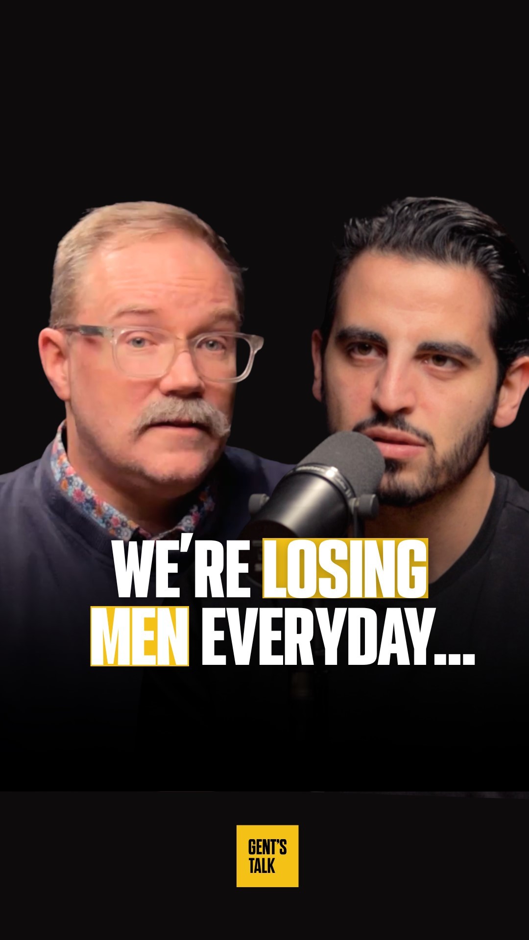 Instagram post by @samirmourani for Movember. Caption reads: Gents Talk episode ft. @movember Canada Country....