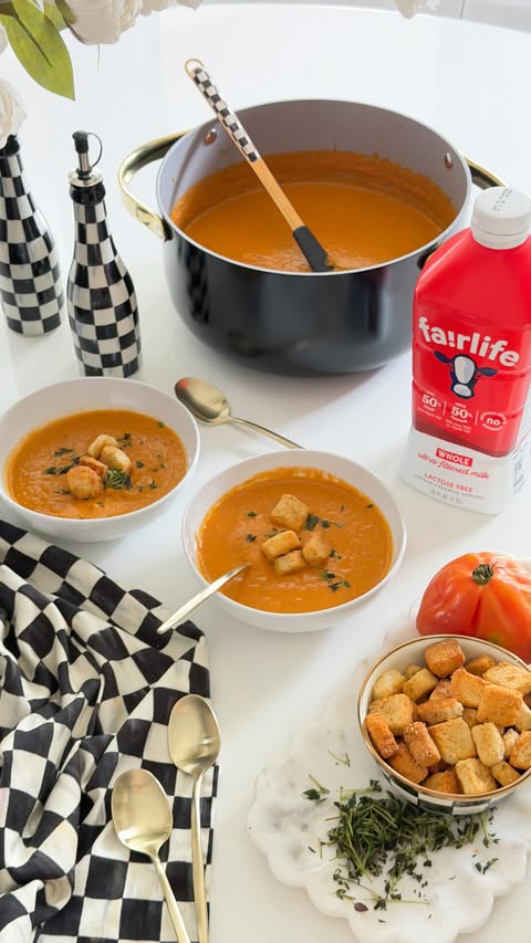 Instagram post by @kristensellentin for fairlife. Caption reads: I love using @fairlife whole ultra-filtered milk....