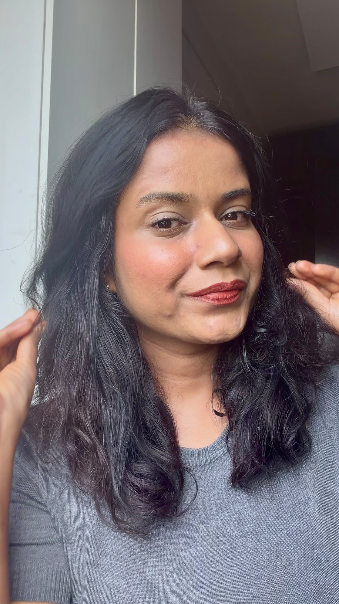 Instagram post by @skinzenpro for Staze Beauty. Caption reads: Winter’s getting colder but my lip game’s getting....