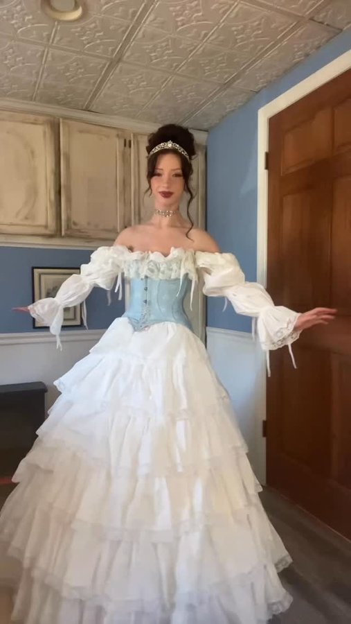 Instagram post by @annalysetaylor for Fanciful Doll. Caption reads: fairytale princess grwm with @fancifuldoll....