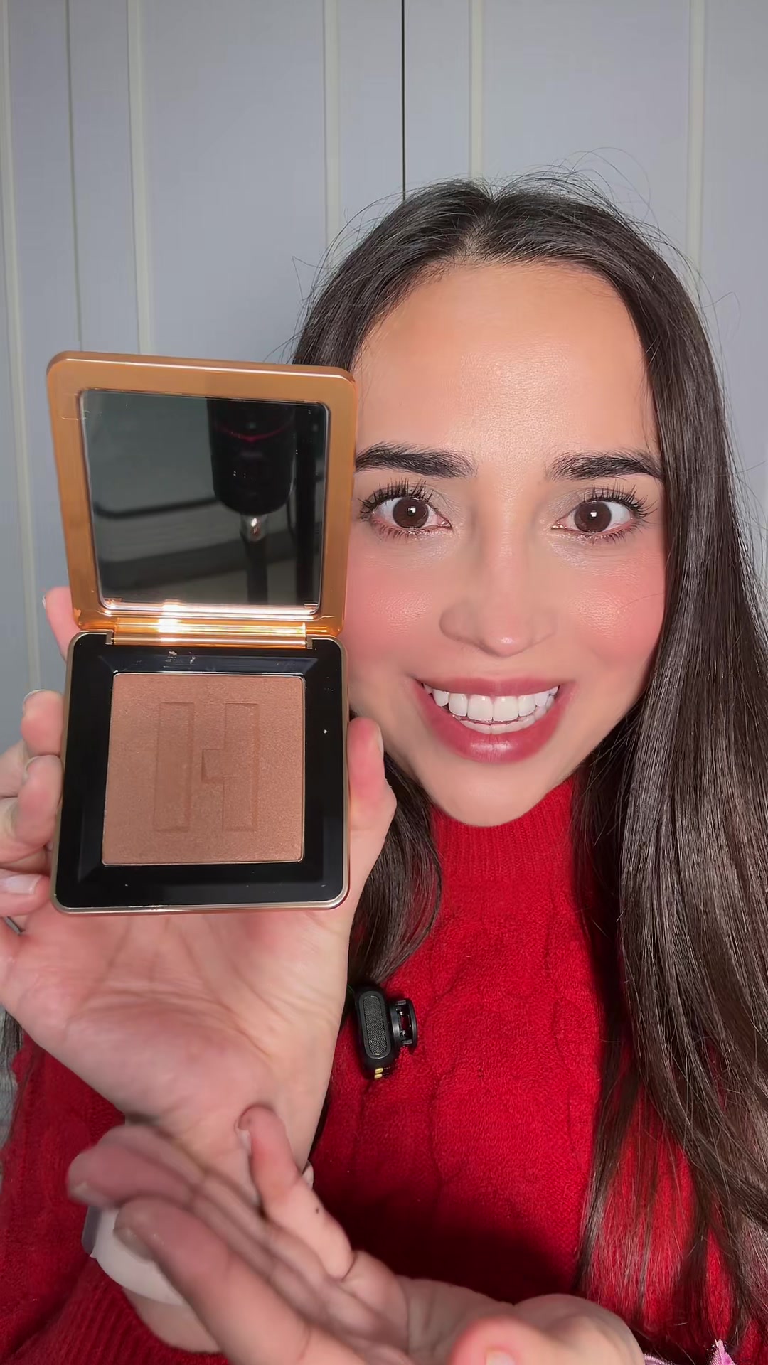 TikTok post by @edarcapherbeauty for Haus Labs. Caption reads: @Haus Labs by Lady Gaga ❤️.