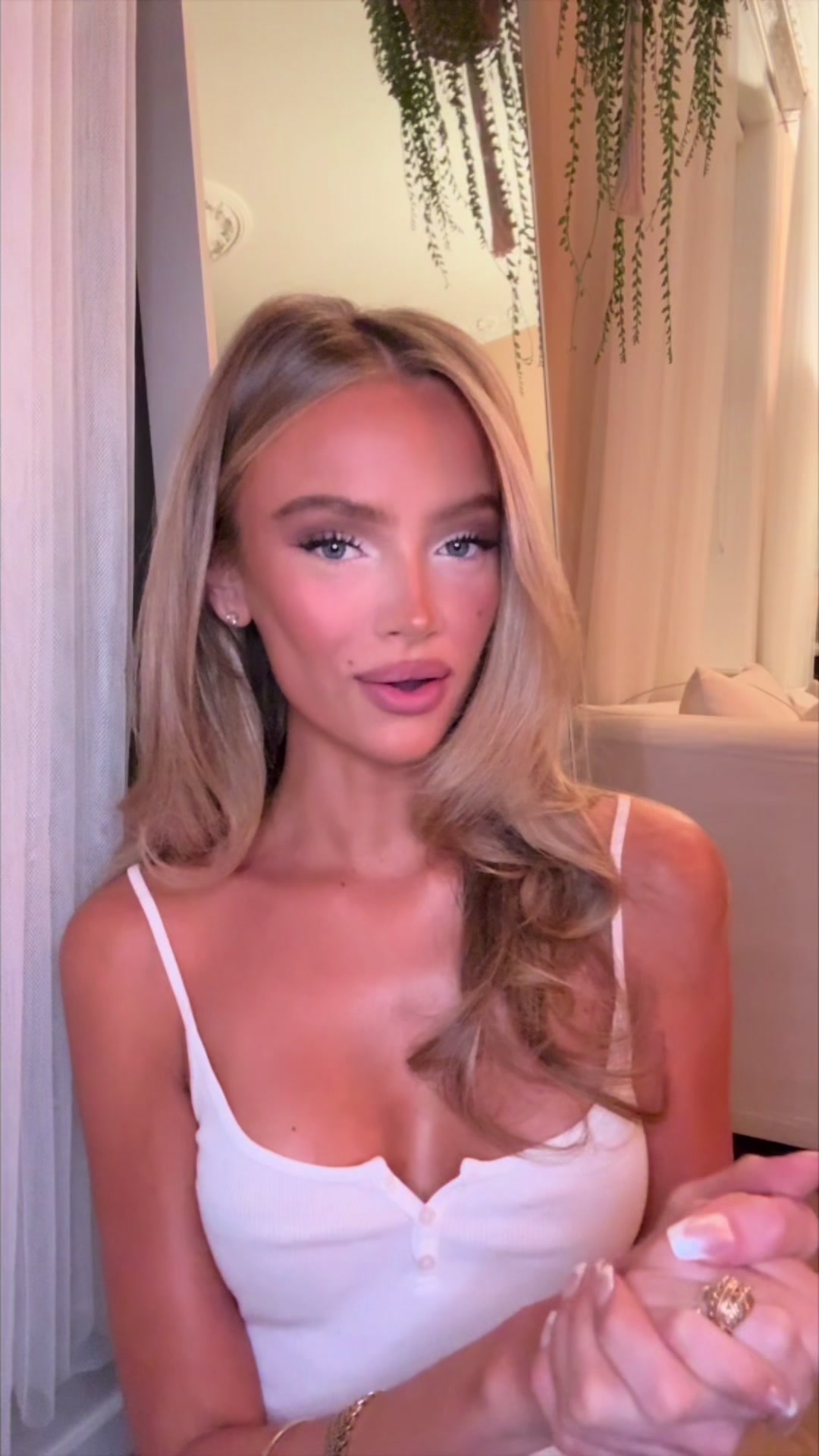 TikTok post by @emmathevampireslayer for CAIA Cosmetics. Caption reads: advertisement for @CAIA Cosmetics 🤍 Caia’s....