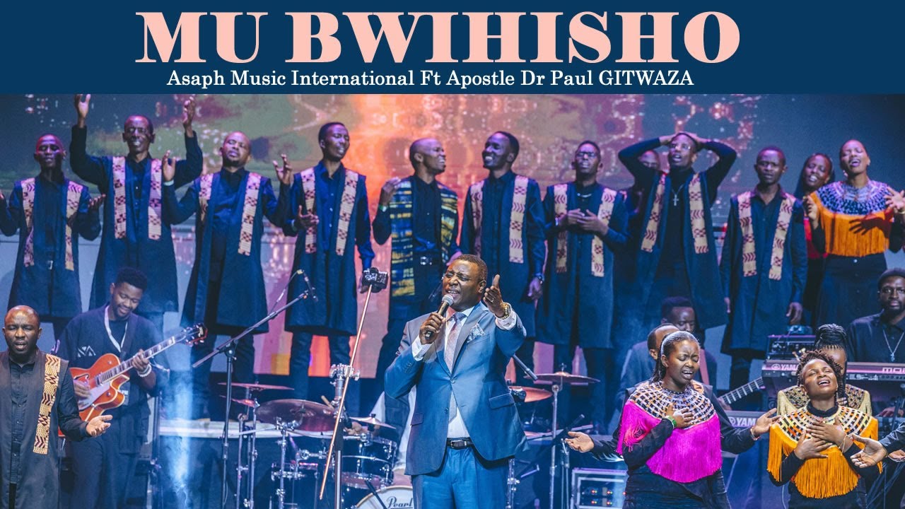 YouTube post by @AsaphMusicInternational for Liinks. Caption reads: Mu Bwihisho - Asaph Music International Ft Apostle....