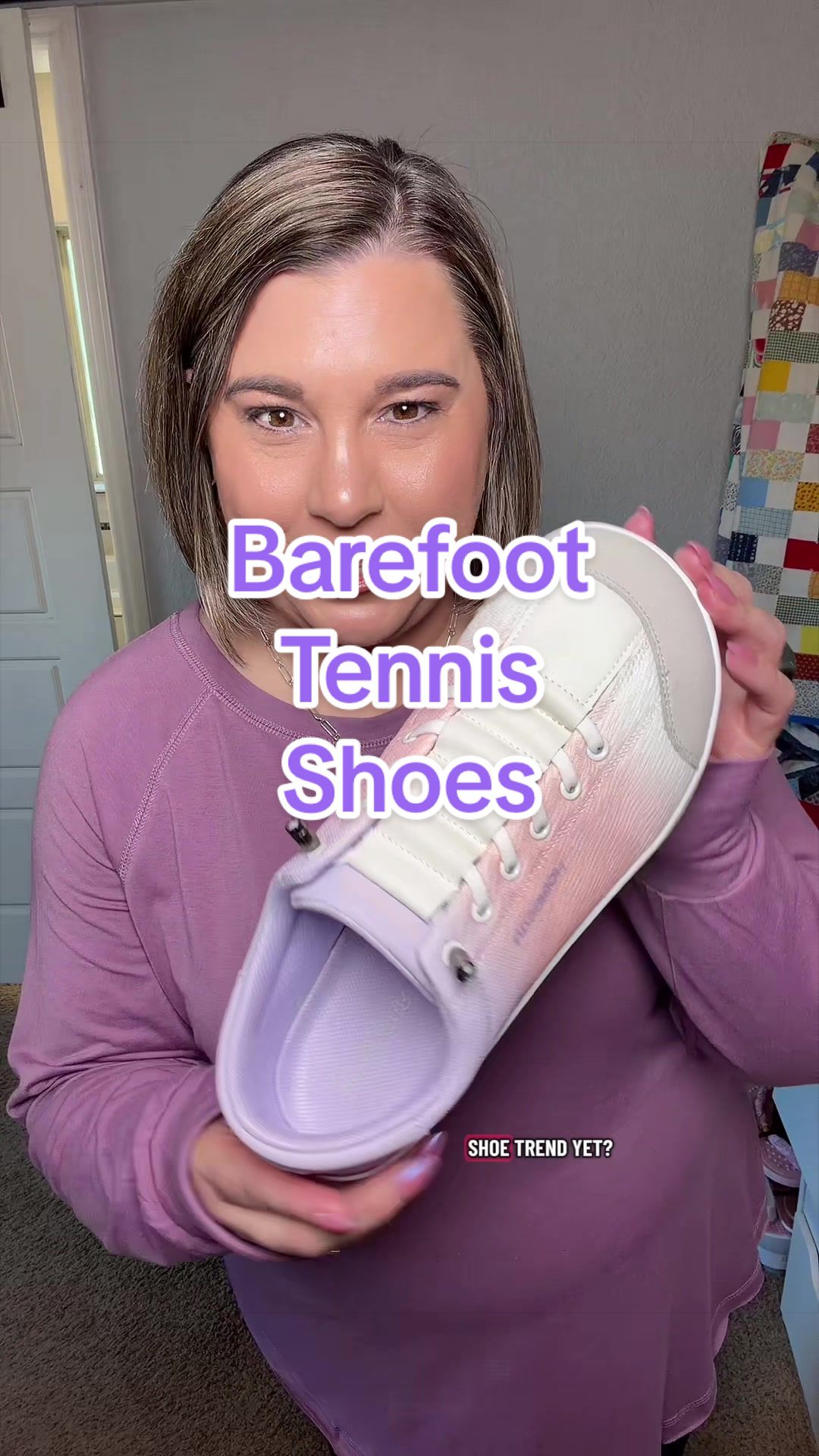TikTok post by @jenniferwolseybeautybiz for HOBIBEAR Shoes. Caption reads: [...] #womensshoes #tennisshoes @HOBIBEAR SHOES....