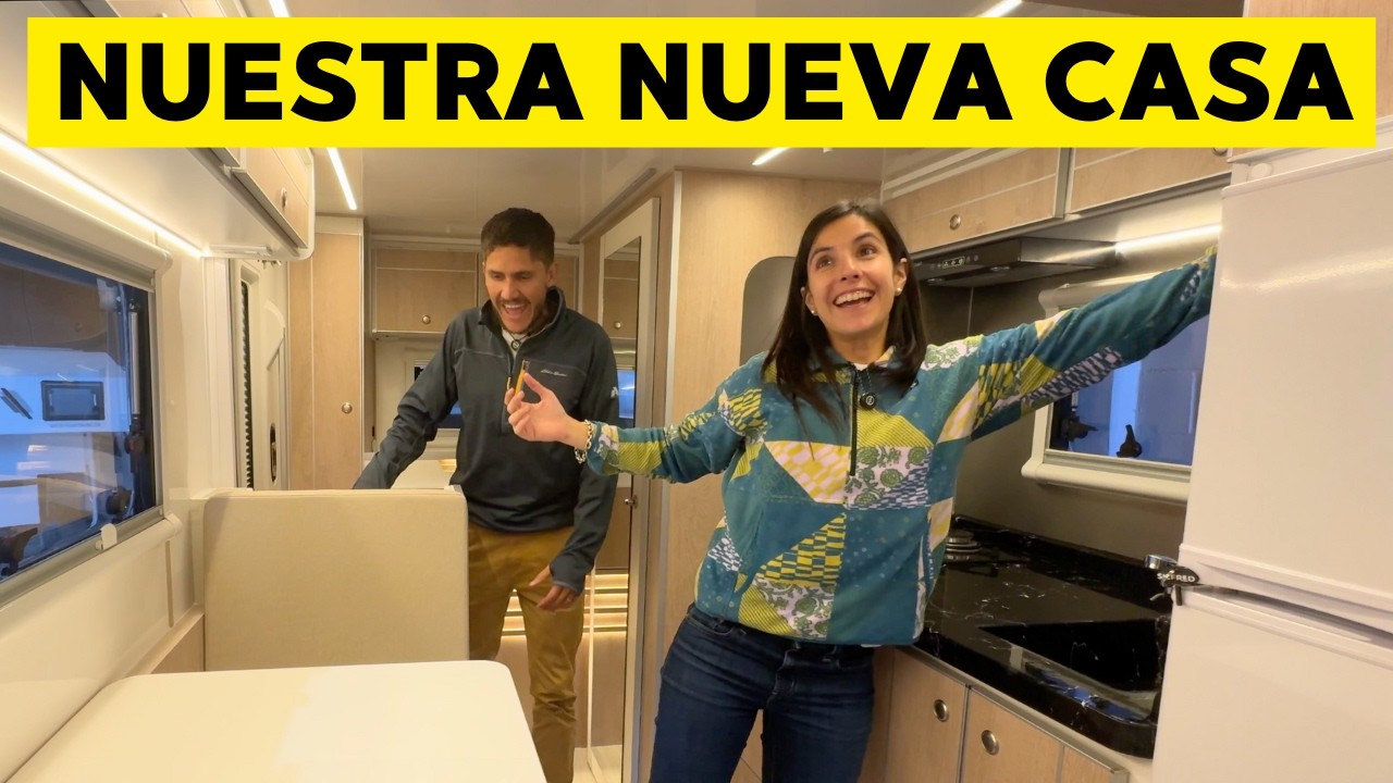 YouTube post by @HakunaMatataxelmundo for Civitatis. Caption reads: This was our FIRST NIGHT in the NEW MOTORHOME.