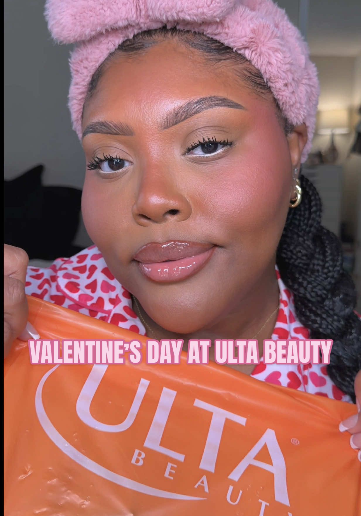 TikTok post by @serenttaaa for About-face Beauty. Caption reads: #ultabeautypartner What better way to bring in....