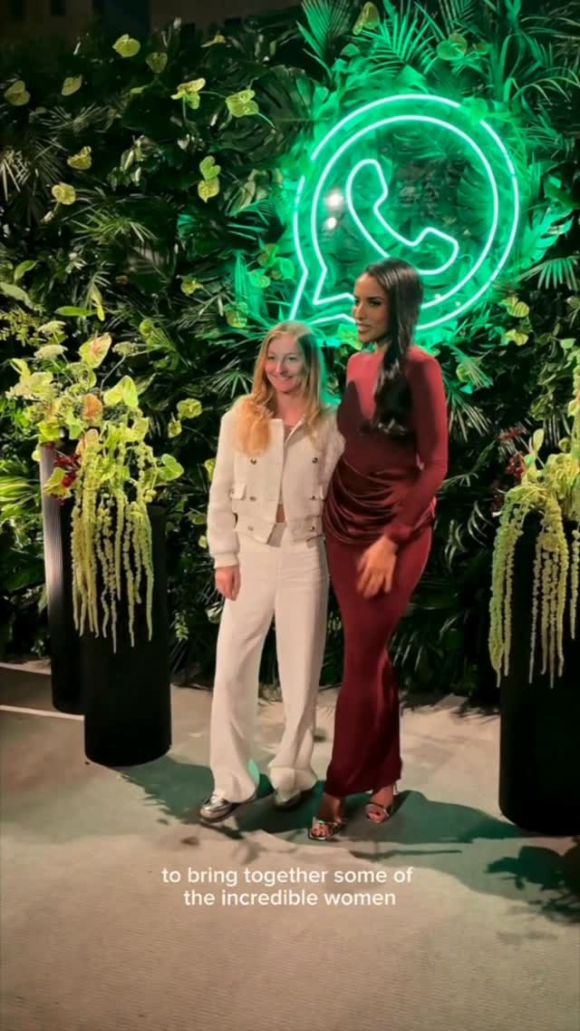 Instagram post by @arianabravo for WhatsApp. Caption reads: Her Turn: Lighting the Way ✨

Spend the evening....