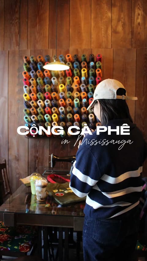 Instagram post by @cam3raeatsfirst for YYZ Daily. Caption reads: @congcaphe.ca is now open in Mississauga 🇻🇳☕️....