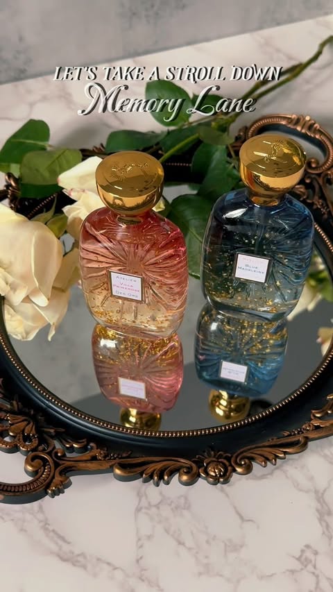 Instagram post by @prismascents for Atelier Des Ors. Caption reads: The Memory Lane Collection | @atelierdesors 

This....