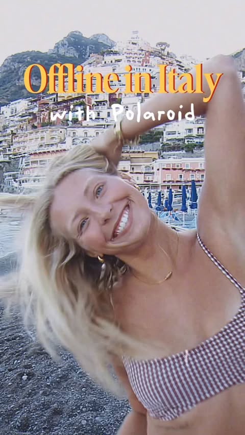 Instagram post by @taylorpolcyn for Polaroid. Caption reads: [...] and it’s literally an #ad @polaroid....