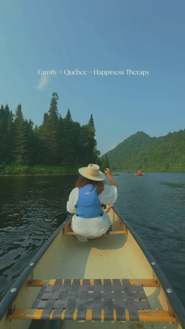 Instagram post by @noscurieuxvoyageurs for Bonjour Québec. Caption reads: 🎞️ A la découverte du Parc national de la....