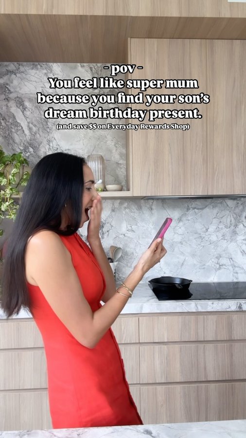 Instagram post by @bybrittanynoonan for Everyday Rewards. Caption reads: My favourite loyalty program @everydayrewards now....