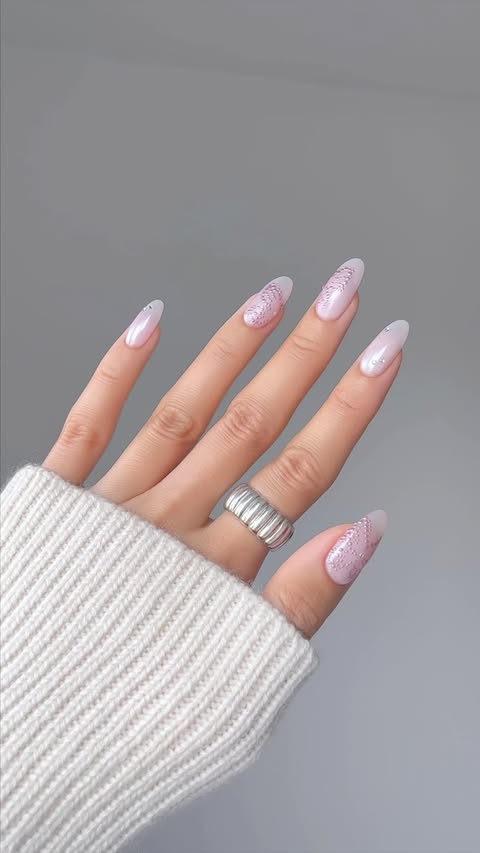 Instagram post by @nailsbyalsn for Grown Alchemist. Caption reads: [...] save $$) @whatsupnails pink chrome....