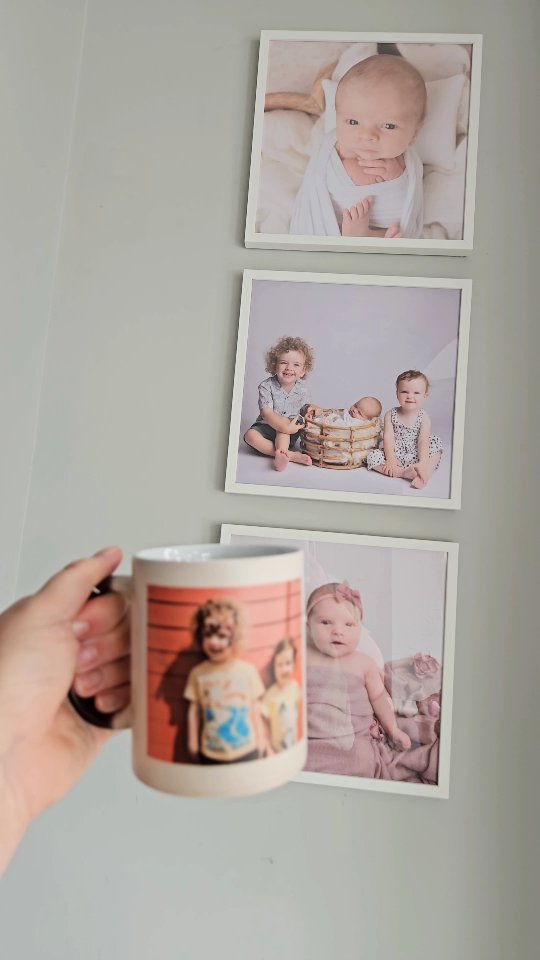 Instagram post by @jasminexlydia for Optimalprint. Caption reads: [...] are these framed photo prints from....