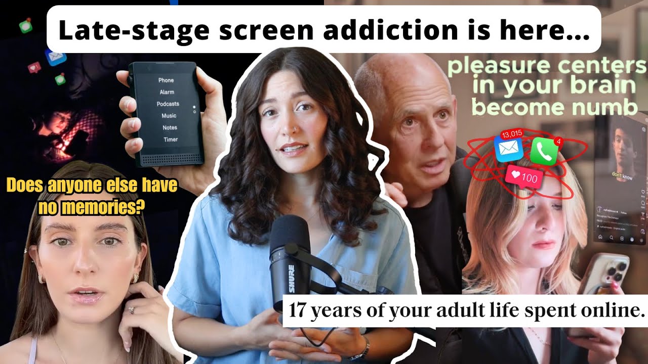 YouTube post by @AshleyEmbers for The Atlantic. Caption reads: No thoughts, no problem! There's an app for that!.