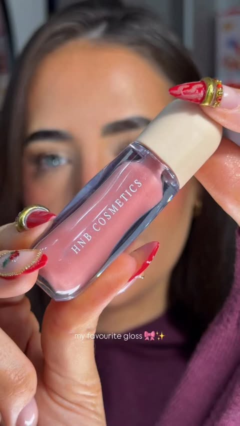 Instagram post by @itsheatherbell for HNB Cosmetics. Caption reads: Just perfection 🎀✨
from @hnbcosmetics....