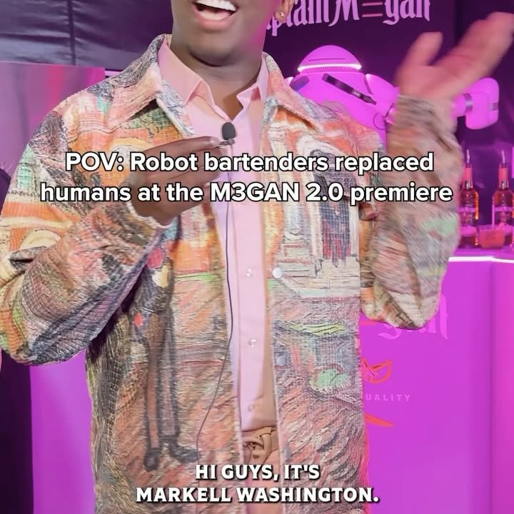 Instagram post by @markellwashington for Captain Morgan. Caption reads: She’s back!! Getting everyone, including me,....