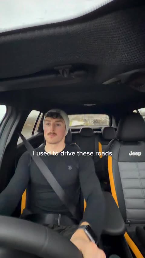 Instagram post by @georgetrevelyan for Jeep. Caption reads: #ad It’s all about the journey and not the....