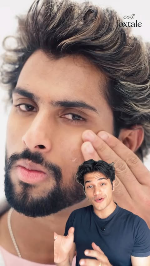 Instagram post by @hridayygupta for Foxtale. Caption reads: #AD Tilak Varma wasn’t kidding about this one 👀....