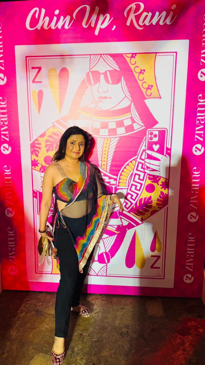 Instagram post by @avanidalal8181 for Zivame. Caption reads: [...] the Taash Party!
@madc_colour....