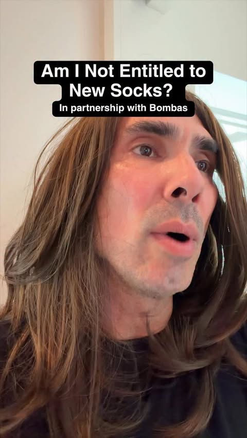 Instagram post by @matthyams for bombas. Caption reads: [...] The best part is @bombas donates an item to....