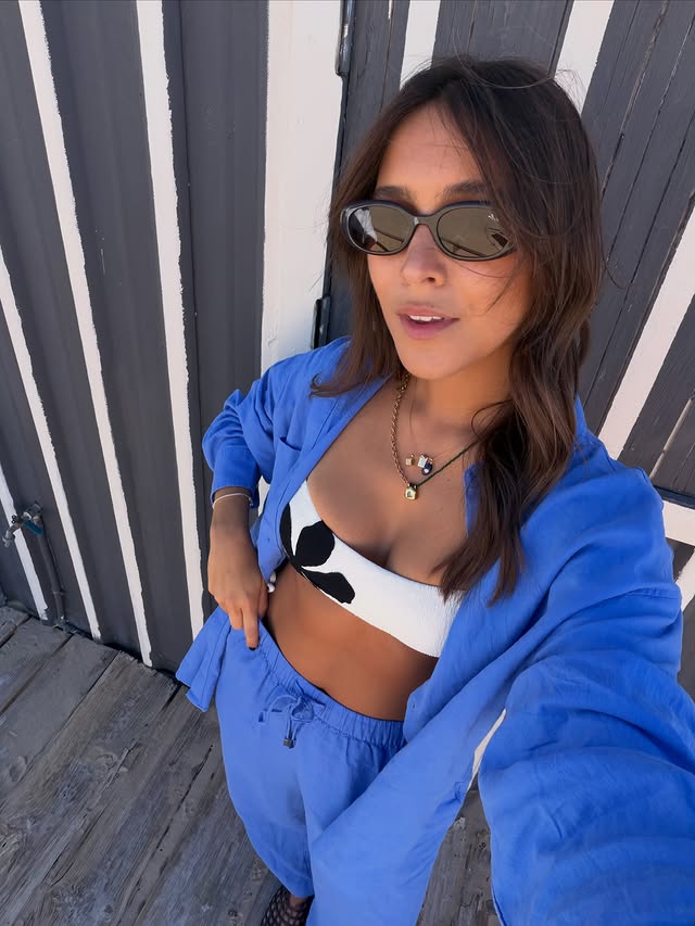 Instagram post by an influencer for Women'secret. Caption reads: it’s a textured summer with @womensecretofficial....