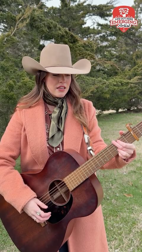 Instagram post by @gloriaandersonmusic for Tractor Supply. Caption reads: [...] more of her journey. #LifeOutHere....