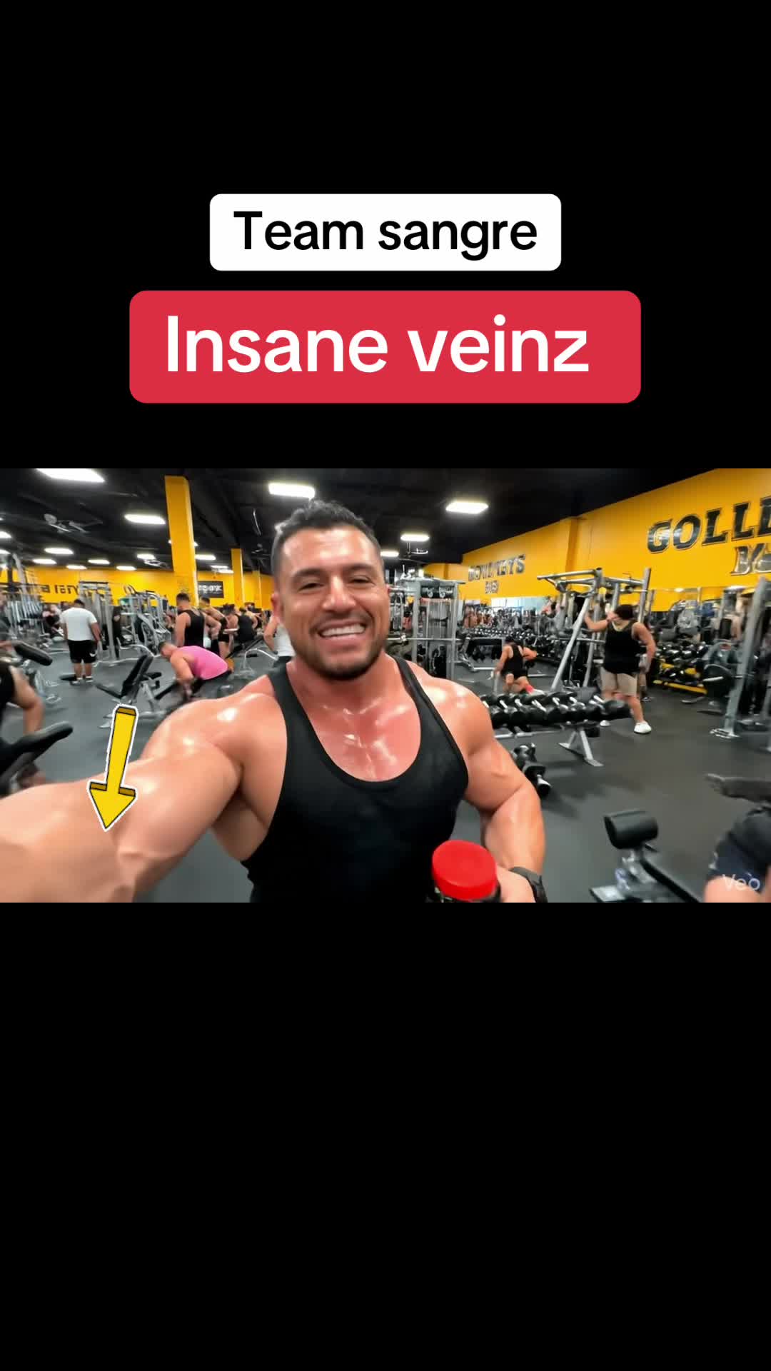 TikTok post by @viralcllip for Insane Labz. Caption reads: @Insane Labz Official #teamsangre #venasmarcadas....