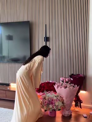 TikTok post by @chanderland for Colgate-Palmolive. Caption reads: My morning must-have ✨ @Colgate US Optic White Pro....
