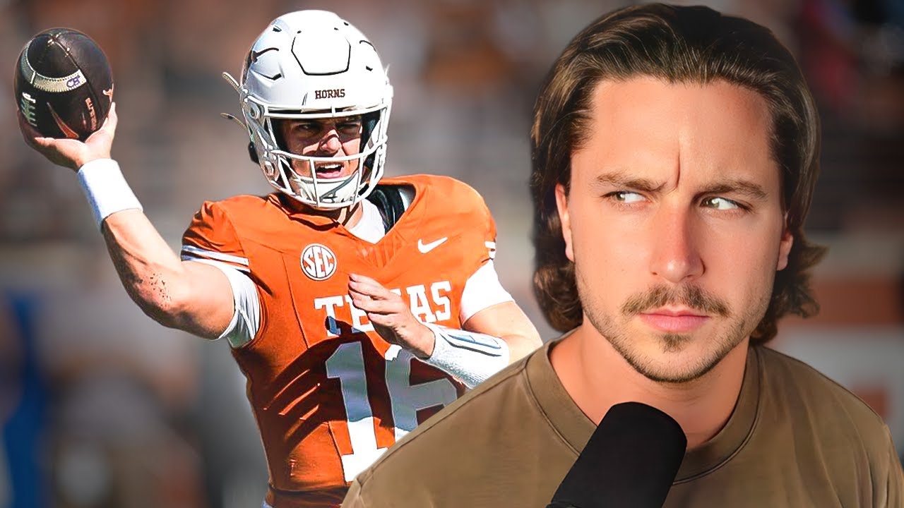 YouTube post by @KurtBenkert for Huckberry. Caption reads: The Harsh Truth About Arch Manning....