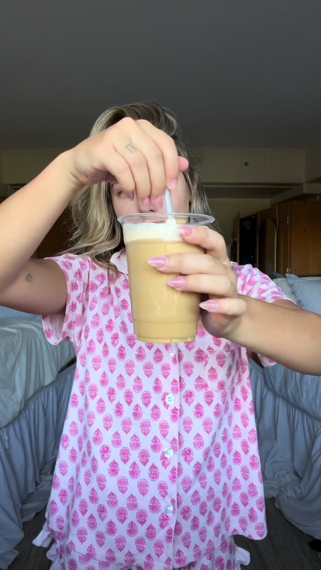 TikTok post by @nicolettedurazzo for Whole Foods Market. Caption reads: trying to not eat out as much and make food in the....