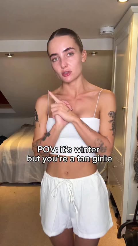 Instagram post by @angieholdenn for Cocoandeve. Caption reads: [...] is FREEZING and I don’t subscribe 🥹....