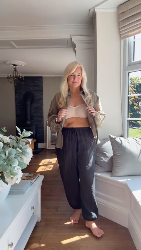Instagram post by @lovestyle40 for Orelia. Caption reads: [...] you Jx . . Shirt & trousers H&M Bangle....