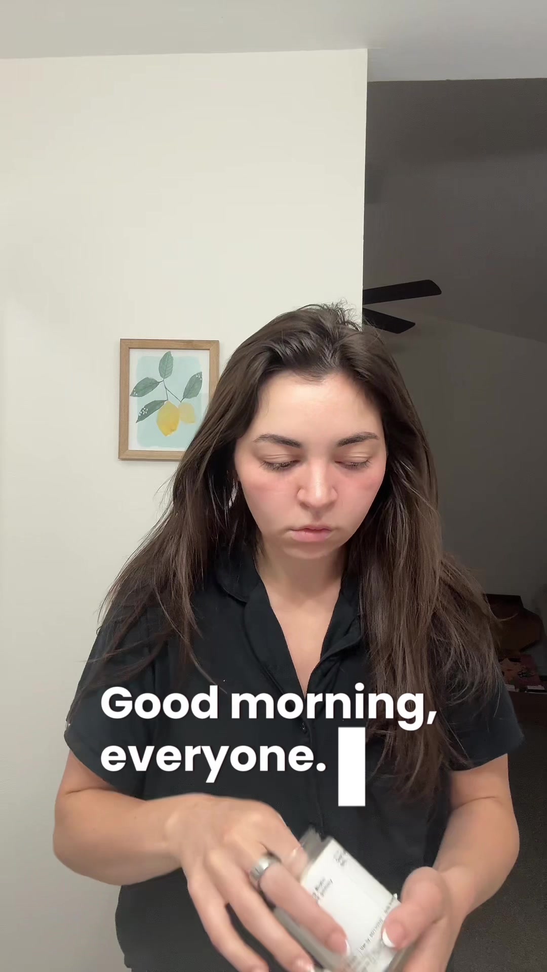 TikTok post by @ewashburn for Boka. Caption reads: [...] #military #grwm @BURST Oral Care @Boka Oral....