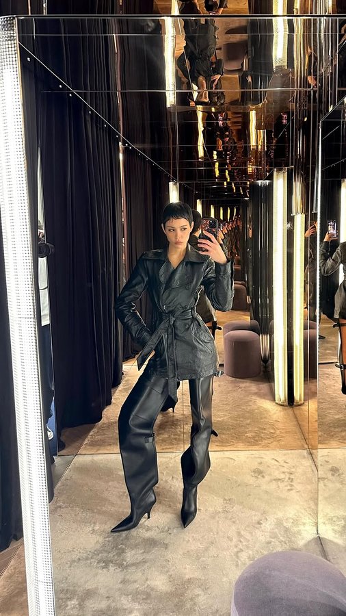 Instagram post by @thevictoriastella for alexanderwang. Caption reads: Styling my fav new season styles from....